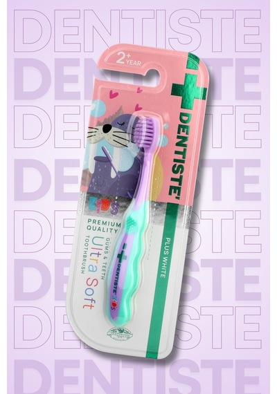 Kıds Toothbrush Mor- Yeşil