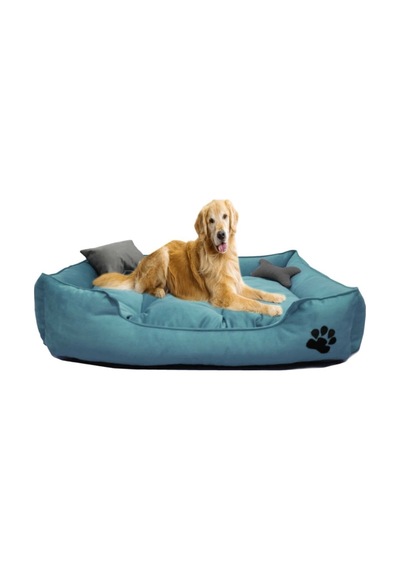 Mavi Vitrin Yıkanabilir Ultra Soft Köpek Yatağı Large Büyük Irk 90 x 70 CM