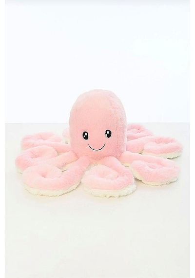 Peluş Ahtapot Uyku Ve Oyun Arkadaşı Pembe Pembe