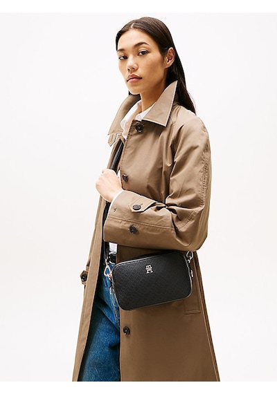 Tommy Hilfiger Tommy Hılfıger Kadın Omuz Çantası Aw0aw17221-bds Siyah