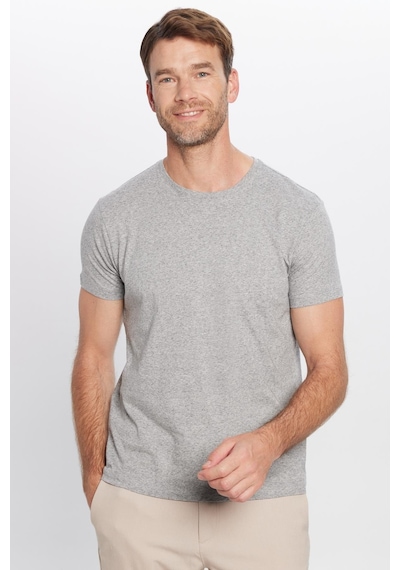 Tudors Erkek Slim Fit Dar Kesim Pamuklu Yumuşak Doku Likralı Esnek Kumaş Basic Gri Bisiklet Yaka Tişört-32478 Gri Tudors Erkek Slim Fit Dar Kesim Pamuklu Yumuşak Doku Likralı Esnek Kumaş Basic Gri Bisiklet Yaka Tişört-32478 Gri