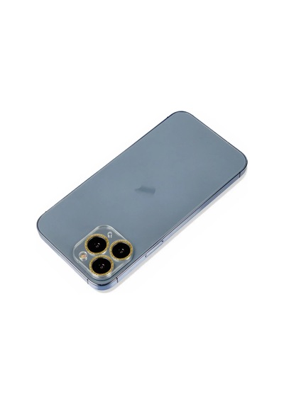 Apple İphone 11 Pro Shine Kamera Lens Koruma Cam - Gold Belirtilmemiş