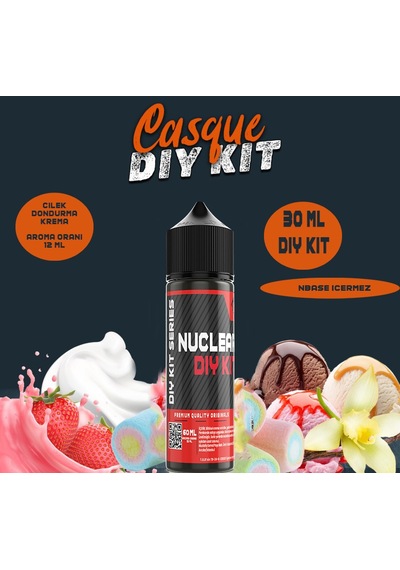 Nuclear 60 Ml Dıy Kit Casque Gıda Aroma 12 Ml Aroma İçerir