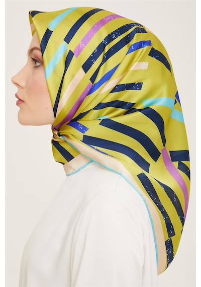 Armine Twill İpek Eşarp 24ya9101 81 - Desenli