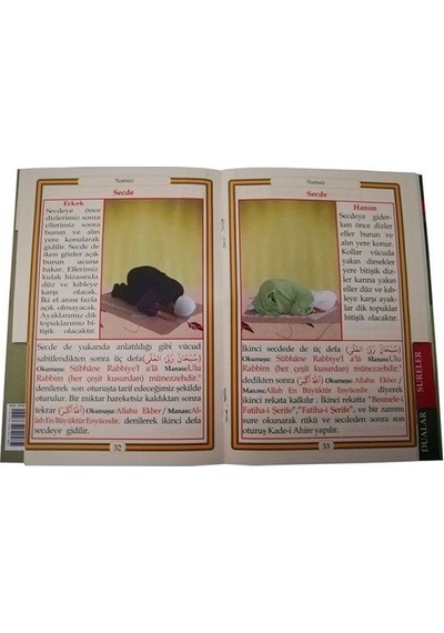 Namaz Kıldıran Eğitici Namaz Seti - Pembe Sesli Seccade Çok Renkli