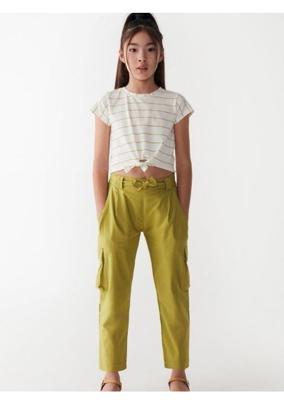 Nk Kids Kız Çocuk Pamuklu Marigold Tshirt-13985 Ekru Ysl