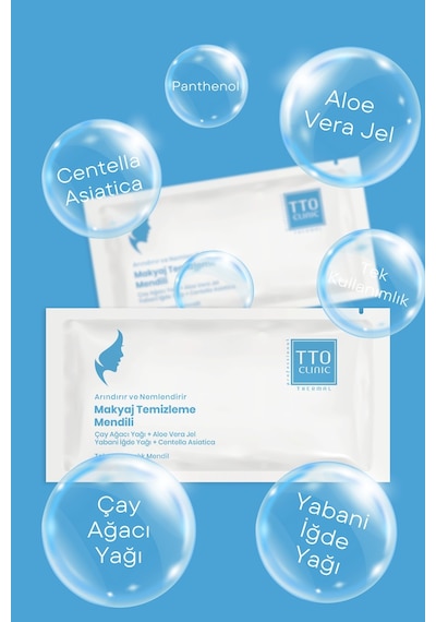 Tto Clinic Makyaj Temizleme Mendili 24'lü