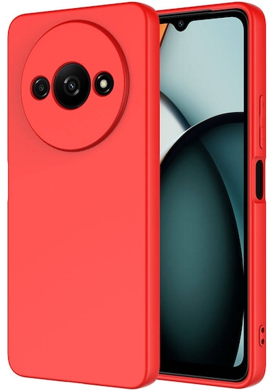 Zore Xiaomi Redmi A3 4g 2024 Kılıf Msra Mara Lansman Kapak-kırmızı Kırmızı