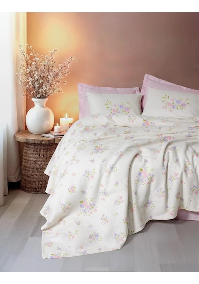 Cotton Box Rf Estiva -petal Pembe- Tek Kişilik Pike Takımı