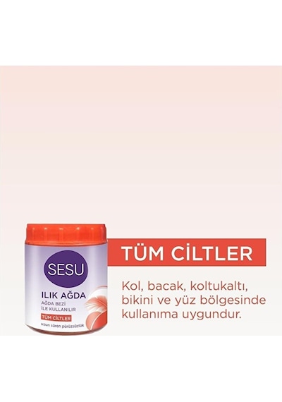 Sesu Ilık Ağda 250 Gr X 2 Adet