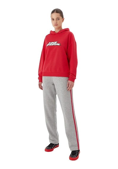 Kadın No Fear Sweatshirt Nfr-w500154 Kırmızı