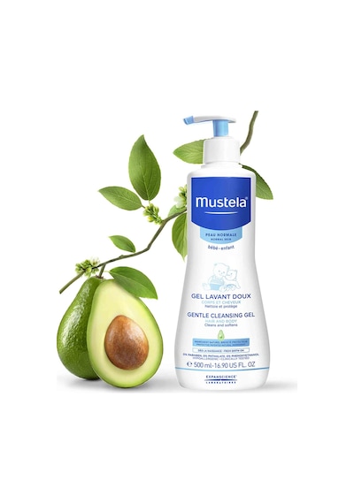 Mustela Baby Dermo Cleansing Gel 500 ML + Vücut Losyonu 300 ML + Pişik Kremi 100 ML