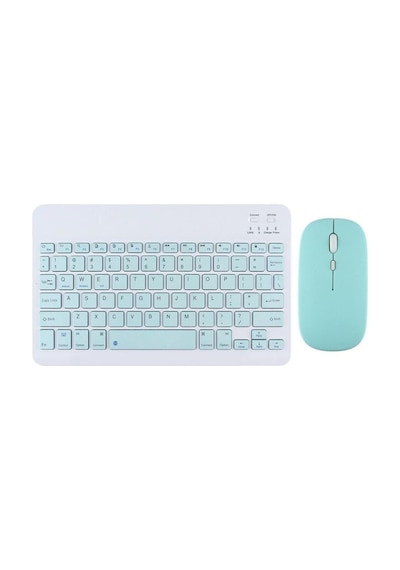 Apple Uyumlu iPad 10.2 9.nesil 4in1 Set Klavye Mouse Kılıf Kalem Ekran Koruyucu