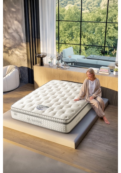 Us. Sleeping Ultra Ortopedik Lateks Throne Orijinal Pedli Torba Yaylı Yatak 33 Cm(±1)