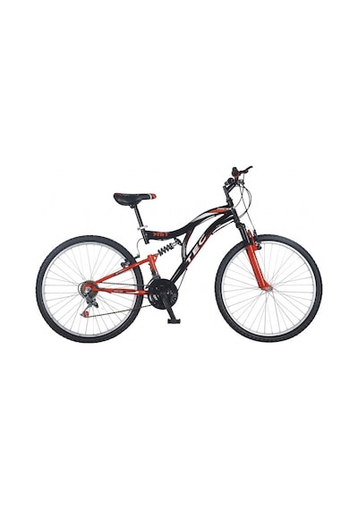 Belderia Tec Master 26 Jant 21 Vites Çift Amortisörlü Dağ Bisikleti 48 Cm Siyah / Kırmızı Siyah - Yeşil