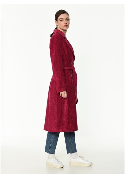 Z6377 Dewberry Bayan Palto-Pembe