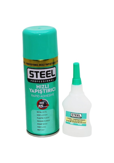 Steel 400ml+60gr Büyük Hızlı Yapıştırıcı 5639