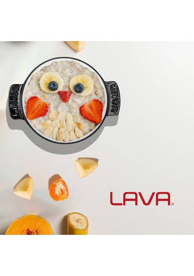 Lava Döküm Yuvarlak Güveç Kabı Döküm Demir Yekpare Çift Kulplu Edition Serisi Çap Ø 14cm. 001