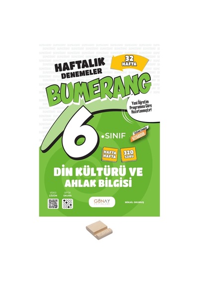 6. Sınıf Bumerang 32 Haftalık Din Denemeleri+ Telefon Standı