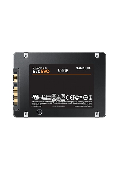 Samsung Uyumlu Mz-77e500bw, 870 Evo, 500gb, 560/530, 2,5&quot Sata, Ssd Türkiye Distribütörü Garantili