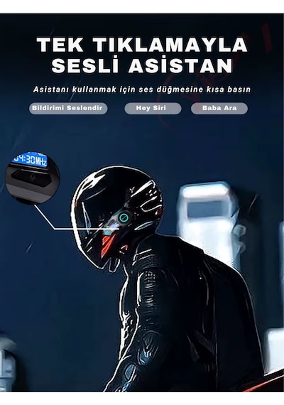Wearfitpro K09 İntercom Bluetooth Motosiklet Kask Kulaklığı İntercom Kulaklık