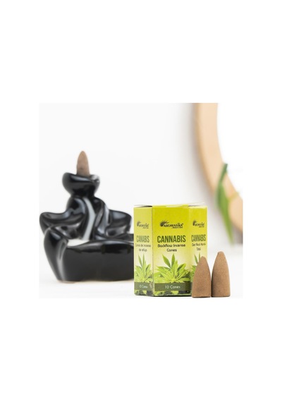 Aromatika Cannabis Aromalı Geri Akışlı Şelale Tütsü