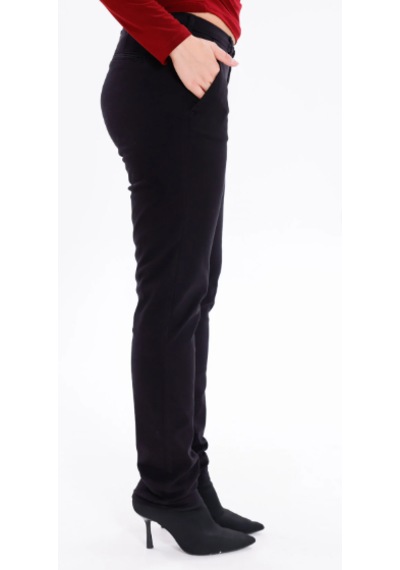Eseclass Slim Mom Kalıp Lincoln Pantolon Siyah