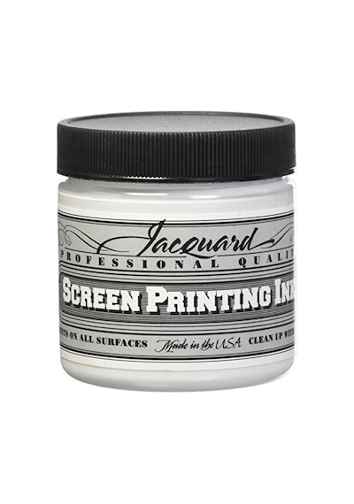 Jacquard Profesyonel Serigrafi Baskı Mürekkebi, Suda Çözünebilir, 113 Ml Kavanoz, Süper Opak Beyaz 119 Genel