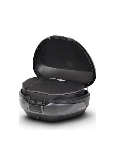 Sh48 Motosiklet Arka Çanta Topcase Siyah 48 Litre