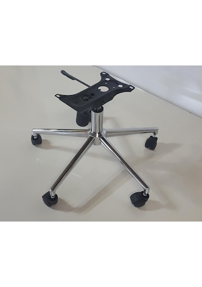 Kamusalmarket Ahtapot Yıldız Ayak+Teker+Krom Piston+Tek Kollu Mekanizma