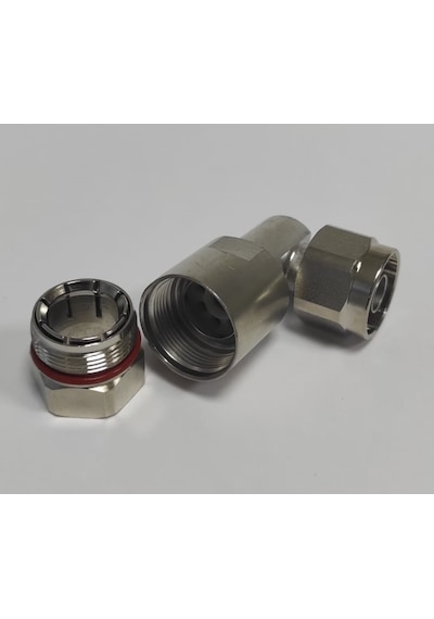 1/2 Feeder Cable Connector N Type Male Right Angle