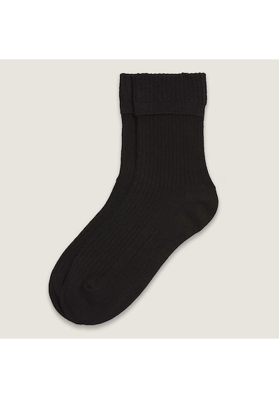 Vans Cuff It Crew Çorap C-van000qbqblkblk Siyah