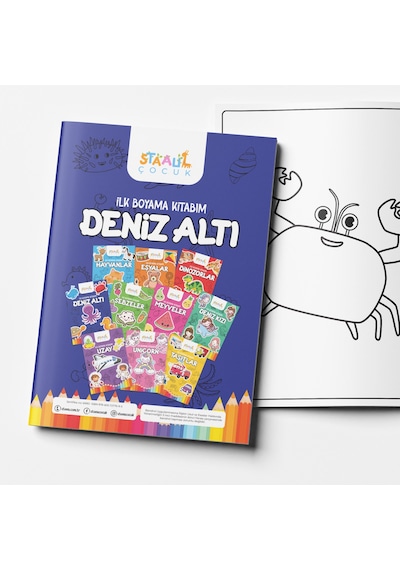 İlk Boyama Kitabım - Deniz Altı
