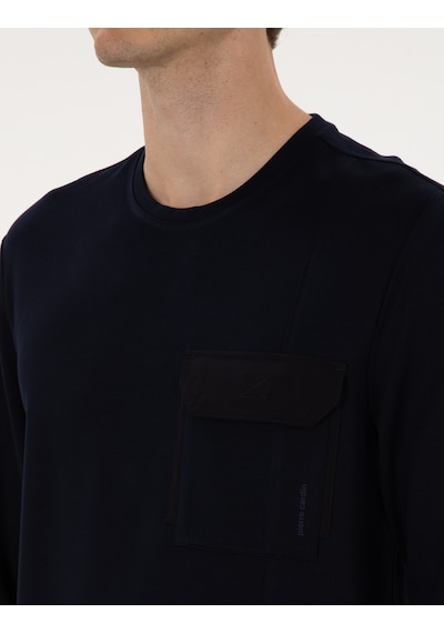 Pierre Cardin Erkek Lacivert Sweatshirt 50315760-vr033 Lacivert