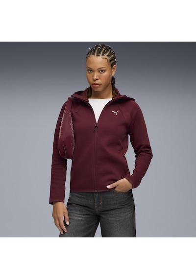 Puma Evostrıpe Full-zip Hoodie Kadın Yetişkin Ceket Bordo