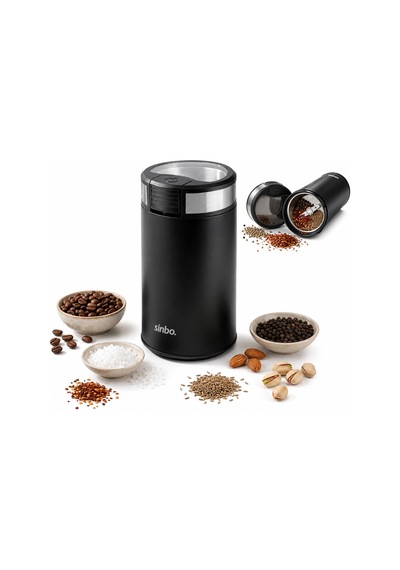 Kahve & Baharat Öğütücü 200w, 50g Çelik Bıçak Sarı