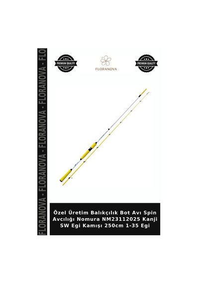 Özel Üretim Balıkçılık Bot Avı Spin Avcılığı Nomura Nm23112025 Kanji Sw Egi Kamışı 250cm 1-35 Egi Standart