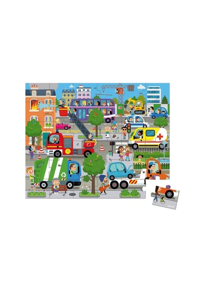 Janod 36 Parça Puzzle Şehir
