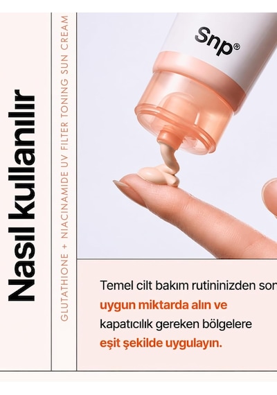 Glutathione Ve Niacinamide Toning Sun Serum