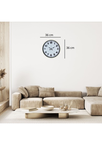 Pure Krem 36 Cm Klasik Duvar Saati Çok Renkli