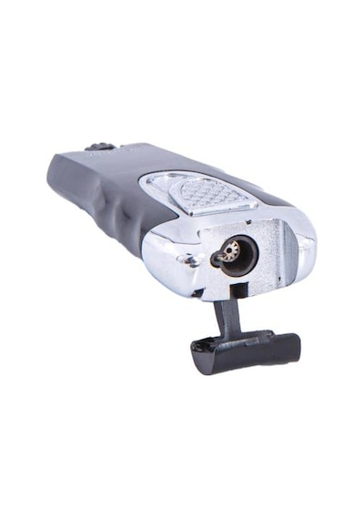 Tek Torch Pürmüz Siyah-gümüş Puro Çakmağı - Tr4728