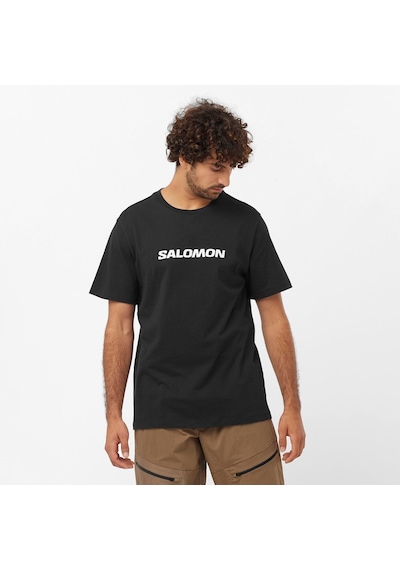 Salomon Sal Logo Perf Ss Tee M Deep Black// T-shırt Lc2245400 001