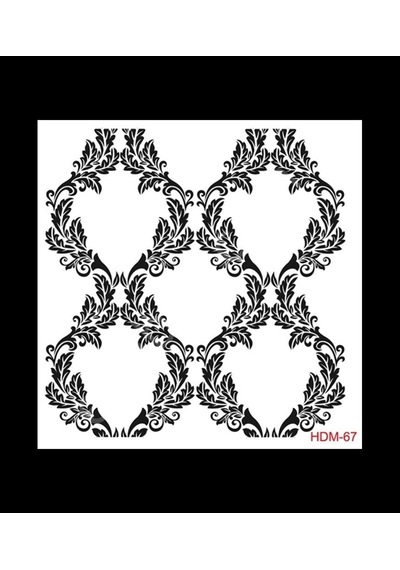 Hdm67 Cadence Home Dekor Stencil 25X25