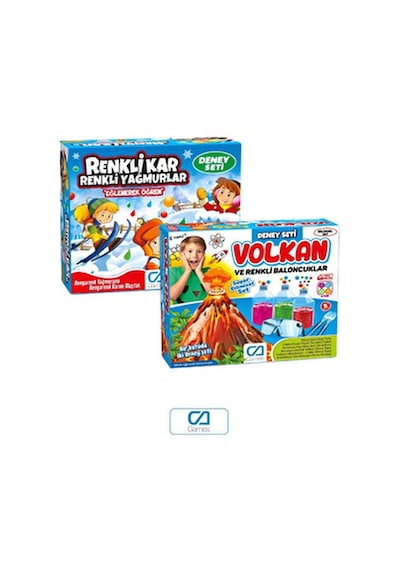 Renkli Kar Renkli Yağmur 3+ Yaş Çocuklar İçin Eğlenceli Eğitici Bilimsel Deney Seti