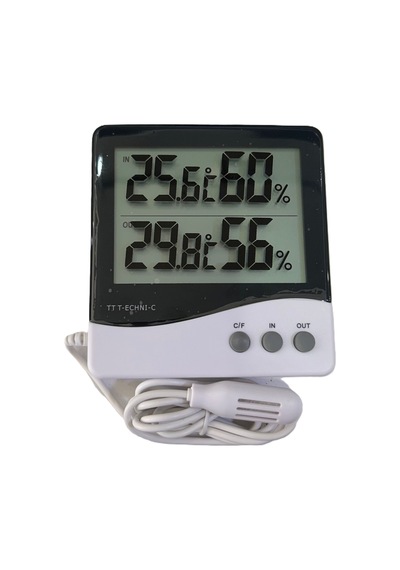 Tt Technic Th060h Termometre İç Dış Sıcaklık Nem Hava Durumu Ölçe N11.662