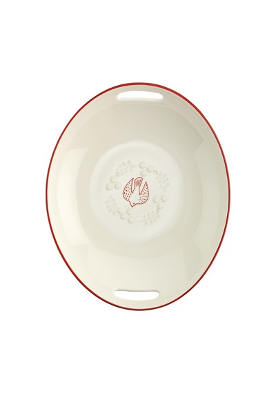 Aryıldız Red Bird Derin Sunum Tabağı 28 Cm Çok Renkli