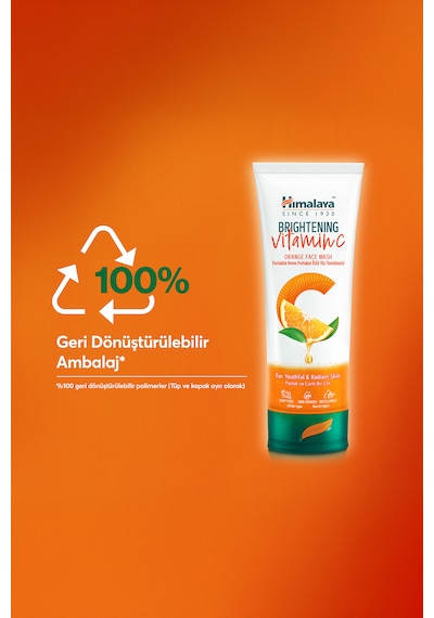 Himalaya Vitamin C Parlaklık Veren Portakal Özlü Yüz Temizleme Jeli 100 ML