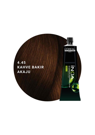 L Oréal Professionnel Inoa Saç Boyası 60gr - 4.45 Kahve Bakır Akaju