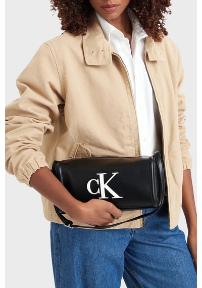 Calvin Klein Logolu Ayarlanabilir Omuz Askılı Çanta Lv04f3894g3l2 Kadın Çanta Lv04f3894g 3l2 Siyah
