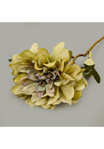 Deco Yıldız Dal Çiçek - Yeşil - 38 Cm